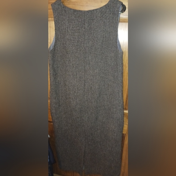 Vintage Harris Tweed Women's Wool Jumper Dress Hand Woven Outer Hebrides - Picture 9 of 9